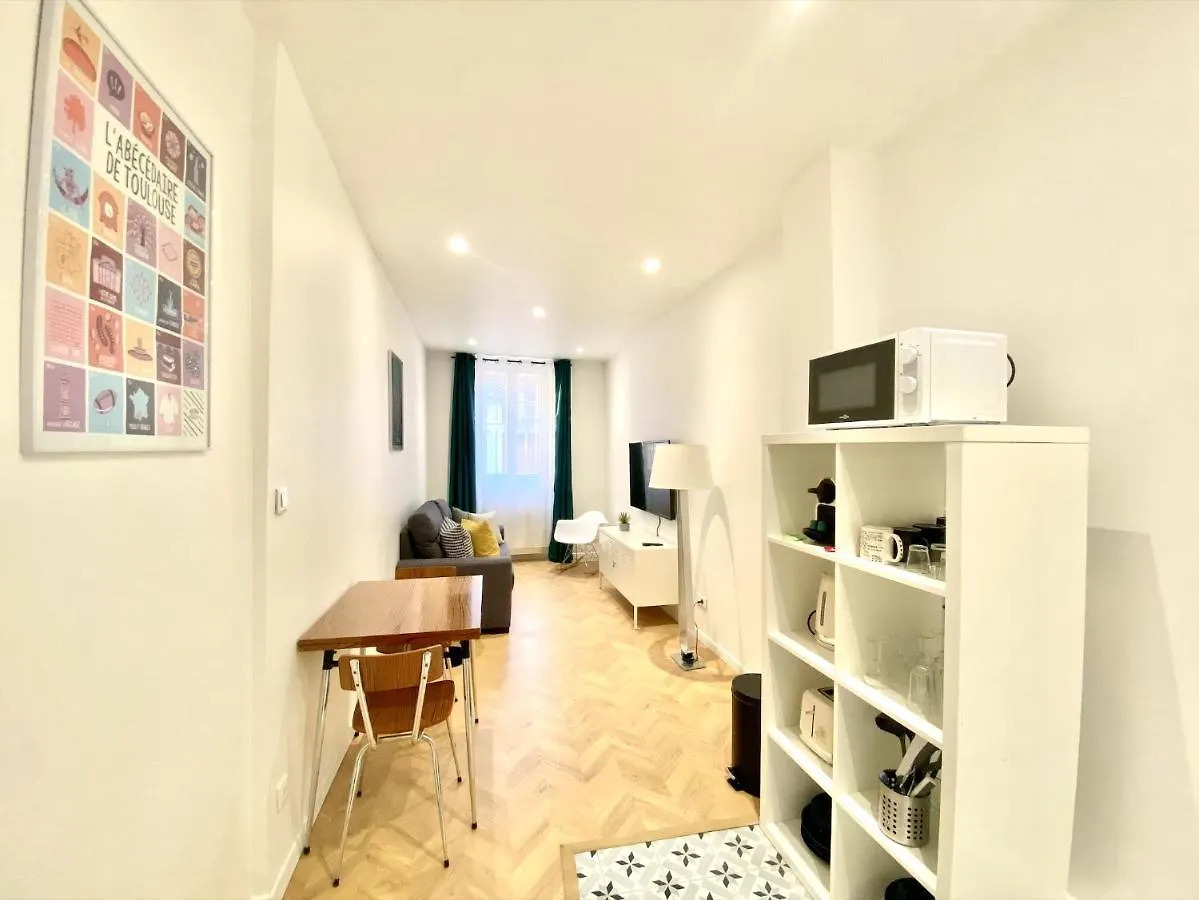 L'Escapade - Appartement Avec Chambre & Parking - Toulouse Centre